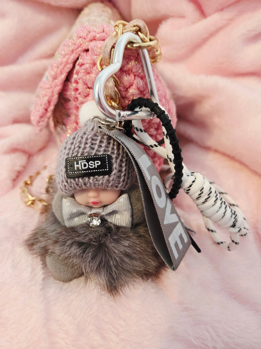 Grigri de sac bébé gris