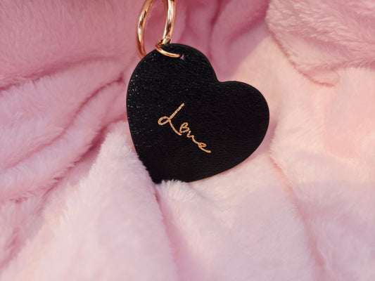 Porte clé love noir