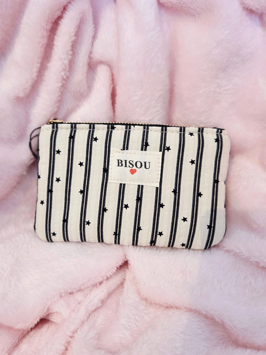Pochette porte monnaie bisou