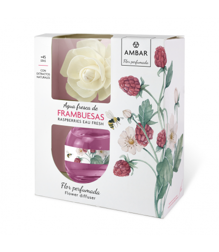 Fleurs parfumées senteur framboise ou pétales de rose